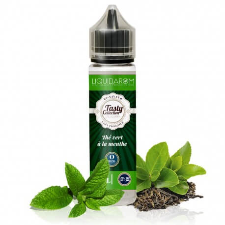 Thé vert à la menthe 50ml Tasty Collection par Liquidarom