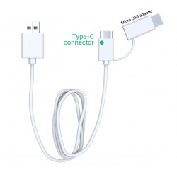 Cable chargeur USB type C / Micro-USB
