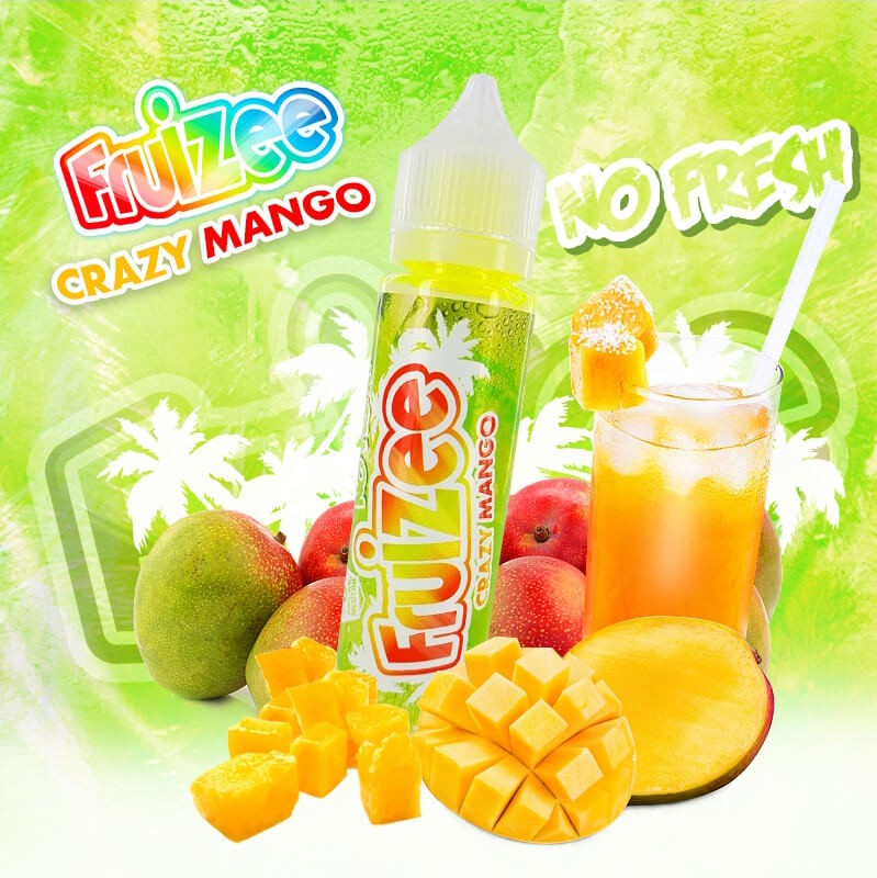 E-liquide Crazy Mango Fruizee, e-liquide frais goût mangue - le