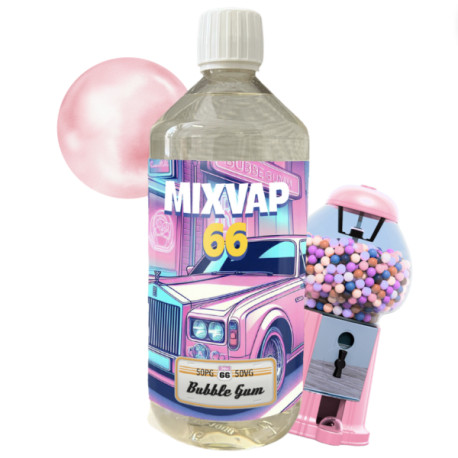 E-liquide Bubble Gum 50ml - Mix Vap 66